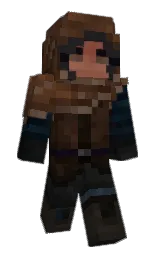 Brxilivaii's Minecraft skin wearing the Menace cape