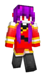 red and tutu Minecraft skin — Slim model