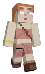 soft amber and vanilla Minecraft skin — Slim model — first worn by MrsSewer