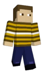 bronze olive and port gore Minecraft skin — Classic model — first worn by Grasdackel66