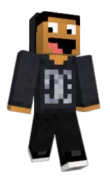 RCTM's Minecraft skin wearing the Pan cape