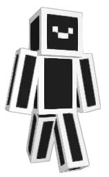 mine shaft and white Minecraft skin — Classic model — first worn by chris_sef