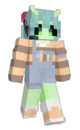 miksah's Minecraft skin wearing the Aurora cape