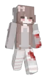 luv_bitter's Minecraft skin wearing the Aurora cape