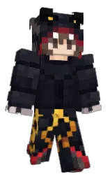 steel gray and shark Minecraft skin — Classic model — first worn by Jessicide