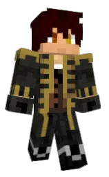 Kakuno_'s Minecraft skin wearing the Menace cape