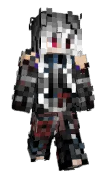black and bunker Minecraft skin — Slim model