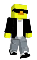 Lexon_YT's Minecraft skin wearing the Menace cape
