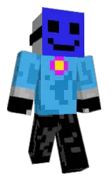 idenlopk's Minecraft skin wearing the Purple Heart cape