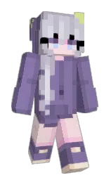 black and rum Minecraft skin — Slim model — first worn by bublikbublik