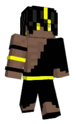 black and roman coffee Minecraft skin — Classic model