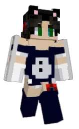 blue charcoal and cameo Minecraft skin — Slim model