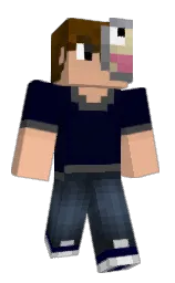 FarofaMan's Minecraft skin wearing the Builder cape