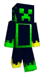 BananaVerde's Minecraft skin wearing the Builder cape