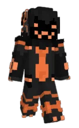 mine shaft and cod gray Minecraft skin — Slim model — first worn by AeriiFltheProto