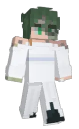 white lilac and athens gray Minecraft skin — Classic model