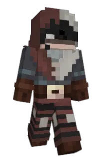 Front of Artkek's skin