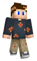 FrayFire's Minecraft skin wearing the Pan cape