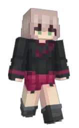 KMM_ItsumiErika's Minecraft skin wearing the Migrator cape