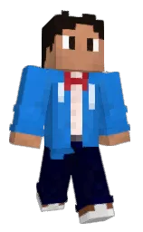curious blue and denim Minecraft skin — Classic model — first worn by Jeirby