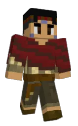 twine and cod gray Minecraft skin — Classic model