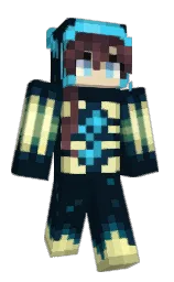black pearl and elephant Minecraft skin — Classic model — first worn by Dex_Dakra