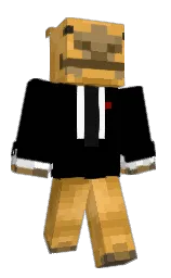 black and tulip tree Minecraft skin — Slim model