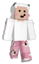 white and prim Minecraft skin — Classic model — first worn by Duy_V