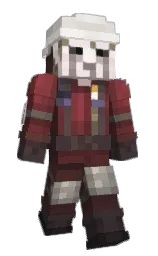 splataxe's Minecraft skin wearing the Twisted cape