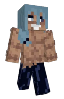 Front of catballer's skin