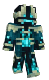 Trueal's Minecraft skin wearing the Minecraft Experience cape