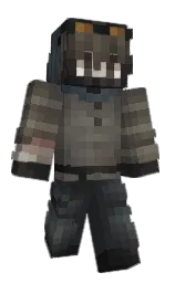 shark and outer space Minecraft skin — Classic model — first worn by T4MNE