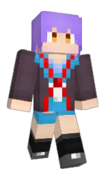 Yuki9777's Minecraft skin wearing the 15th Anniversary cape