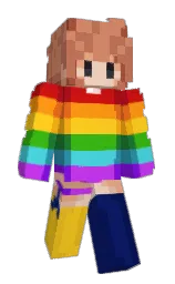 aloi111's Minecraft skin wearing the Pan cape