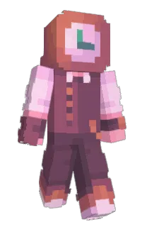 Front of Vibeosaur's skin