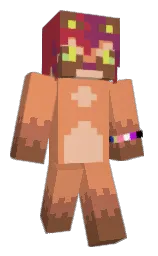 apricot and potters clay Minecraft skin — Classic model — first worn by r4c00nt33f