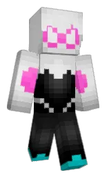 black and gallery Minecraft skin — Slim model — first worn by SushiMyster
