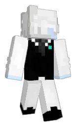 white and alabaster Minecraft skin — Classic model