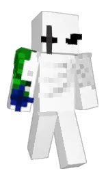 Tlid's Minecraft skin wearing the Zombie Horse cape