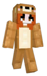 copper and tussock Minecraft skin — Classic model — first worn by abbobarro