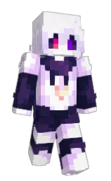 HeldDerFreiheit's Minecraft skin wearing the Purple Heart cape