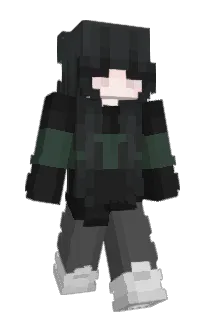 Front of Humiz's skin