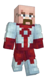 BFG10K4's Minecraft skin wearing the Purple Heart cape