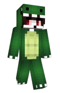 Front of reyteal's skin