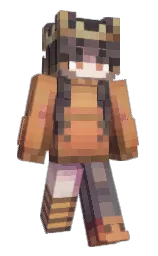 90876's Minecraft skin wearing the Aurora cape