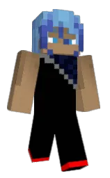 black and muesli Minecraft skin — Classic model — first worn by BlackFL007
