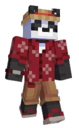PandisonQ's Minecraft skin wearing the Aurora cape