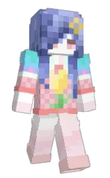 perano and beauty bush Minecraft skin — Slim model — first worn by silence2357