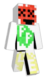 white and honeysuckle Minecraft skin — Classic model — first worn by SyanMan