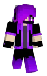 black and chamois Minecraft skin — Classic model